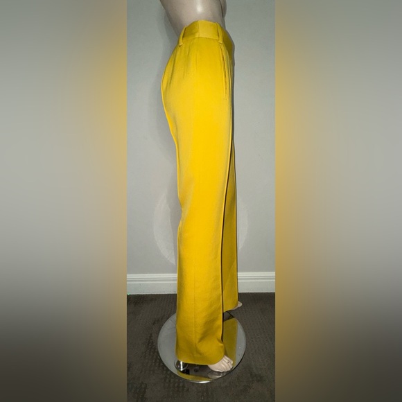 BCBGMAXAZRIA Yellow Leg Pants 40 - Picture 2 of 10